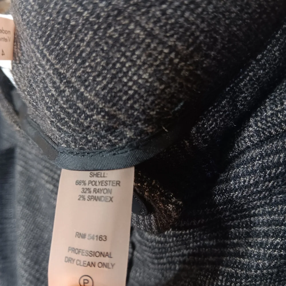 Calvin Klein Modern Fit Rayon Blend Trousers Greay 4 - Picture 7 of 7